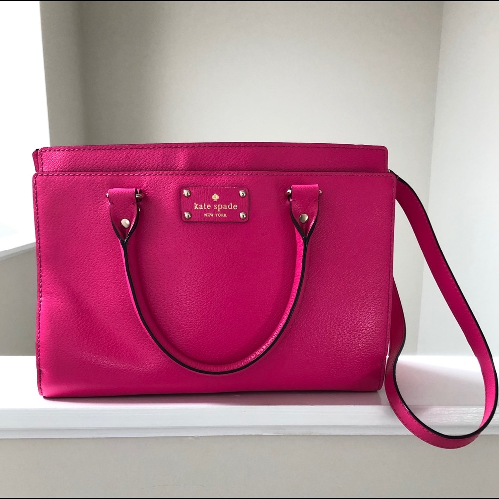Kate Spade hot pink shoulder bag/cross body